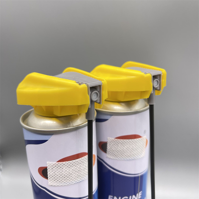 खरीदें Two-Way Aerosol Trigger Cap With 35.13mm Size Adjustable Spray And Custom Color Options For Aerosol Packaging ऑनलाइन निर्माण