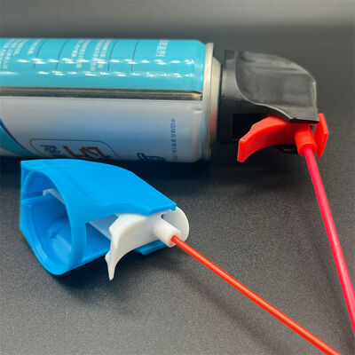 खरीदें औद्योगिक सफाई के लिए समायोज्य नोजल और एर्गोनोमिक डिजाइन के साथ रासायनिक प्रतिरोधी एयरोसोल ट्रिगर स्प्रे गन ऑनलाइन निर्माण