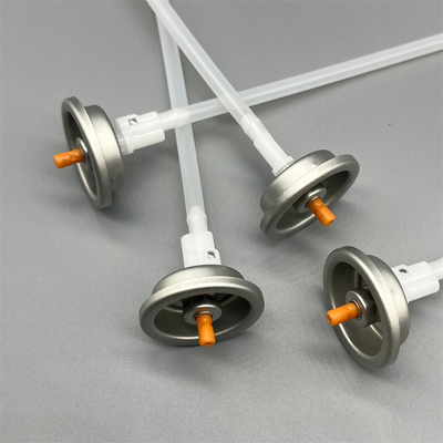 खरीदें High-Performance 360 Degree Aerosol Valve With Actuator for Specialty Foams and Sealants with Clog-Resistant Design ऑनलाइन निर्माण