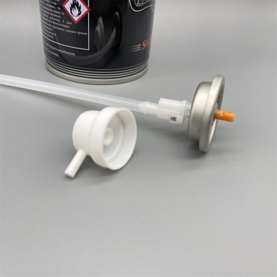 खरीदें High Quality 360 Degree Safety Valves and Actuator Tinplate Material for Chemical Use Aerosol ऑनलाइन निर्माण