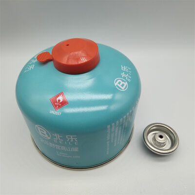 खरीदें कैंपिंग, यात्रा और बाहरी उपयोग के लिए कॉम्पैक्ट ब्यूटेन गैस रिफिल डिब्बे ऑनलाइन निर्माण