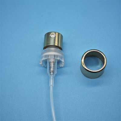 खरीदें 0.1ml/t 15mm 16.3mm सिल्वर एल्यूमीनियम कॉस्मेटिक क्रिम स्प्रेयर फाइन मिस्ट परफ्यूम स्प्रे पंप ऑनलाइन निर्माण