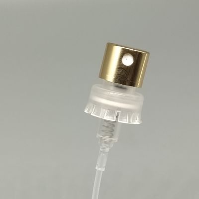 खरीदें प्रीमियम इत्र की बोतलों के लिए सुरक्षित लॉक सील के साथ गोल्डन परफ्यूम पंप डिस्पेंसर ऑनलाइन निर्माण