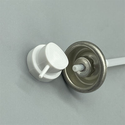 खरीदें प्रीमियम 360-डिग्री एयरोसोल डिस्पेंसर वाल्व इनवर्टेड स्प्रेइंग के लिए, सभी कंटेनरों के लिए सार्वभौमिक आकार ऑनलाइन निर्माण