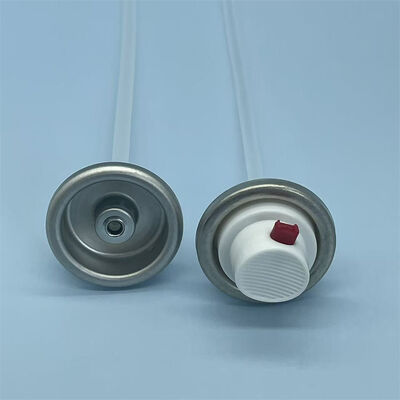 खरीदें चिकनी और समान वितरण प्रदर्शन के साथ ऑटोमोटिव स्प्रे पेंट डिब्बों के लिए महिला एयरोसोल वाल्व ऑनलाइन निर्माण