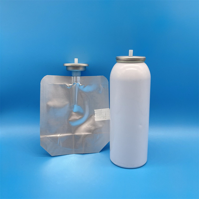 टिनप्लेट एयरोसोल डिब्बों के लिए वाल्व पर एयरोसोल बैग 300ml रसायनों के लिए विश्वसनीय वितरण समाधान