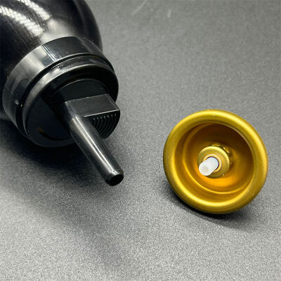 पुश-टर्न तंत्र के साथ पारिवारिक घरों के लिए चाइल्ड-रेसिस्टेंट सेफ्टी लॉक हेयर मूस डिस्पेंसिंग नोजल