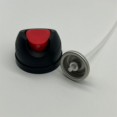 एयरोसोल बॉडी स्प्रे वाल्व मानक बॉडी स्प्रे एक्ट्यूएटर और कैप के साथ संगत