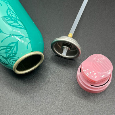 सूखे शैम्पू स्प्रे में अवशेष-मुक्त प्रदर्शन और 360° संचालन के लिए अल्ट्रा-फाइन मिस्ट नोजल के साथ प्रिसिजन एयरोसोल वाल्व