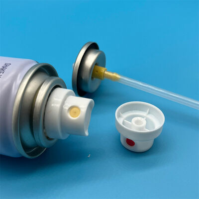 रेसिड्यू-फ्री परफॉर्मेंस और 360° ऑपरेशन के लिए अल्ट्रा-फाइन मिस्ट नोजल के साथ प्रिसिशन ड्राई शैम्पू एरोसोल वाल्व