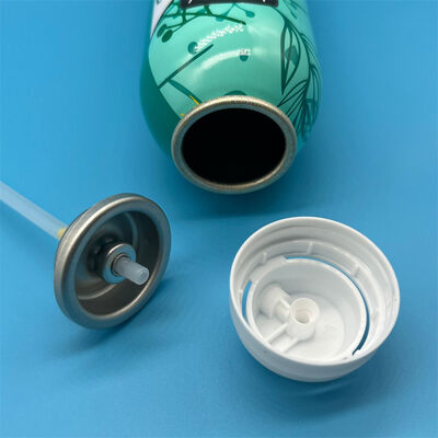 ड्राई शैम्पू स्प्रे वाल्व मानक ड्राई शैम्पू एयरोसोल कैन के साथ संगत