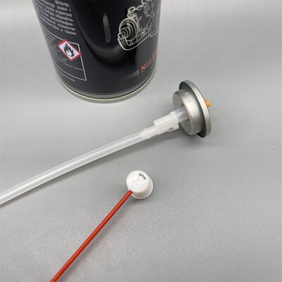 लुब्रिकेंट एरोसोल टिन कैन के लिए एक्चुएटर के साथ 360 डिग्री दिशा एरोसोल वाल्व