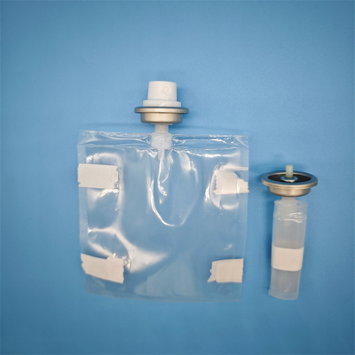 सटीक वितरण के लिए वाल्व पर पुरुष एयरोसोल बैग 50ml-600ml