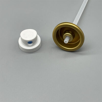 एयर फ्रेशनर स्प्रे वाल्व, एक्चुएटर के साथ, घर और वाणिज्यिक वायु ताज़ा समाधान, आसान स्प्रे कैन इंस्टॉलेशन के लिए लीक-प्रूफ सटीक डिज़ाइन के साथ