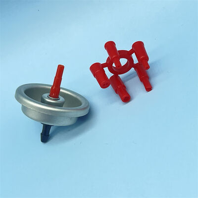 लाल एडाप्टर लाइटर ईंधन वाल्व भारी शुल्क लाइटर पुनर्भरण वाल्व वाणिज्यिक उपयोग के लिए