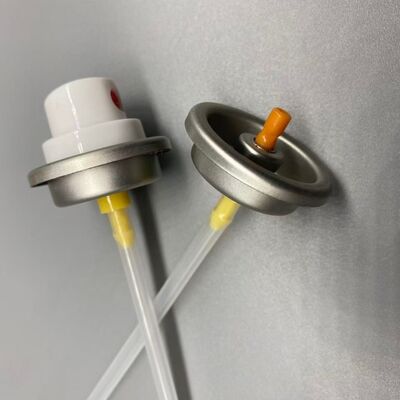 घरों में लंबे समय तक चलने वाली खुशबू के प्रसार के लिए प्रीमियम टिनप्लेट एक इंच एरोसोल एयर फ्रेशनर वाल्व