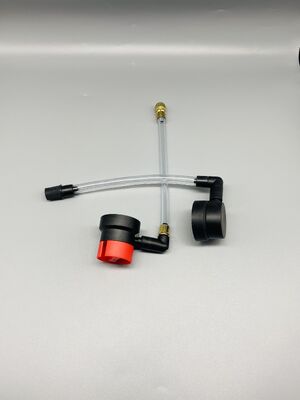 सुरक्षित लॉकिंग सिस्टम और एर्गोनोमिक ग्रिप के साथ औद्योगिक पीतल टायर इन्फ्लेटर वाल्व