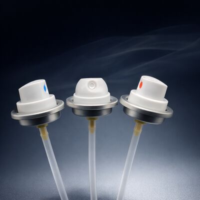 चौड़े स्थान वाले एयर फ्रेशनर के उपयोग के लिए उन्नत फाइन मिस्ट एरोसोल वाल्व